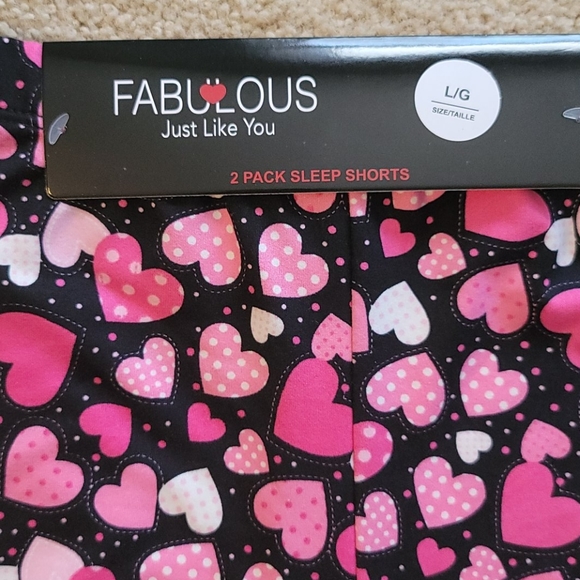 ☆ Fabulous ☆ NWT 2 Pack Sleep Shorts 💤 - Picture 2 of 8